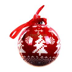 Набор шаров Mister Christmas Папье-маше 6шт 75мм (PM-43-6T)