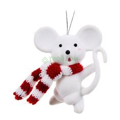 Фигурка KaemingK Мышка 10х7см бел (517835)