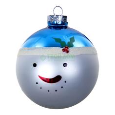 Набор шаров Mister Christmas Дед Мороз и снеговик 6шт (ft-sm6-b)