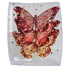 Фигурка KaemingK Бабочка на клипсе 11x9см 3шт (703876)