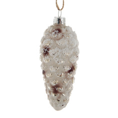 Набор игрушек елочных Kaemingk шишка 10 см 2 шт