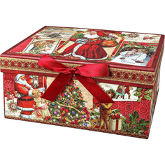 Коробка подарочная Mister Christmas прямоугольная 43х29х12 см