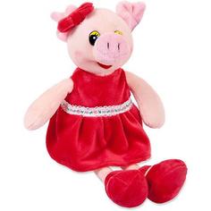 Свинка в красном платье ABtoys 16 см