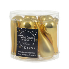 Набор игрушек на елку Kaemingk 7.5см 12шт