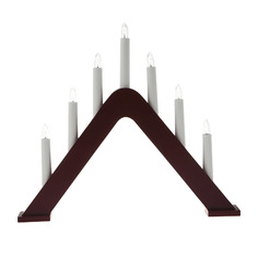 Подсвечник 7 ламп красный Star Trading jarve