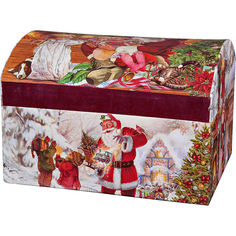 Коробка подарочная сундук 25 см Mister Christmas