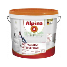 Краска Alpina Экстрабелая интер 10л (946000358)