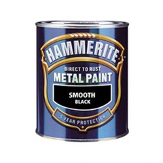 Краска Hammerite гладкая черная 0.75