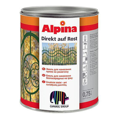 Краска Alpina Direkt r/h gruen 750ml (537264)