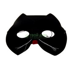 Carnival Toys Маска черная кошка бархат