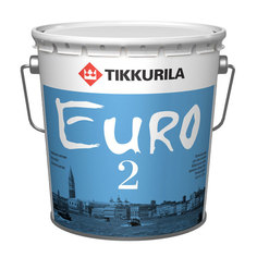 Краска tikkurila euro-2 интерьерная 18 л Тиккурила ойл