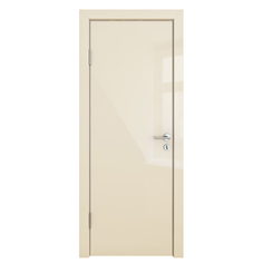 Межкомнатная шумоизоляционная дверь ДГ-600/2 Ваниль глянец 200х90 Дверная Линия