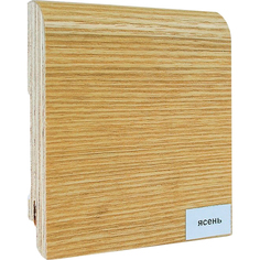 Плинтус Finitura Dekor Шпонированный Ясень 83x19x2400 мм