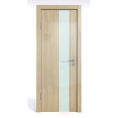 Межкомнатная шумоизоляционная дверь ДО-604 Анегри светлый глянец/белое 200х80 Дверная Линия