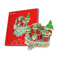 3D-пазл CubicFun Рождественский замок с подсветкой (P646h)