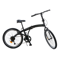 Велосипед Cicli cinzia C-Fold складной 6 скоростей 24 black/grey