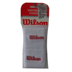 Напульсник на руке упак. 2штуки белого цвета (WRZ123100) Wilson
