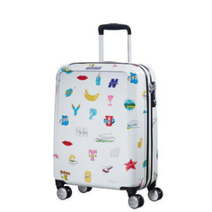 Чемодан American Tourister Ceizer Fun белый принт S