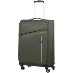 Чемодан American Tourister 4-х колесный хаки M