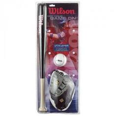 Бита+перчатка+мяч Wilson беисбольная упаковка (X5354)