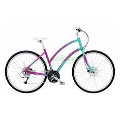 Велосипед Electra Bicycle Verse 24D Disc Ladies Magenta-Aquamarine (295185)
