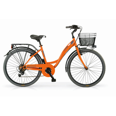 Велосипед Mbm agora orange с корзиной (250)