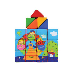 Мягкая игрушка Ks Kids Кубики мягкие Учись играя (на русском языке) (KA458)
