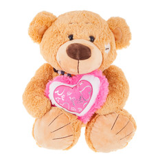Медведь два цвета с бантом 40 см Magic bear toys SAL5216-H