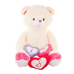 Мишка с сердцами. 2 цвета 80 см Magic bear toys