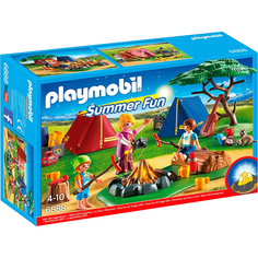 Конструктор Playmobil Турбаза со светодиодным костром