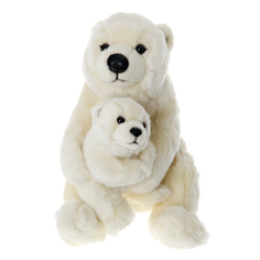 Мягкая игрушка Медведь полярный с ребёнком Wwf