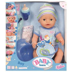 Игрушка BABY born Кукла-мальчик Интерактивная, 43 см Zapf