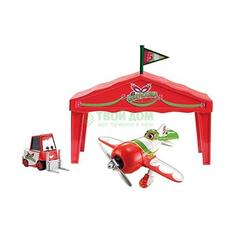 Игровой набор Маттел самолет в ангаре (181397) Mattel