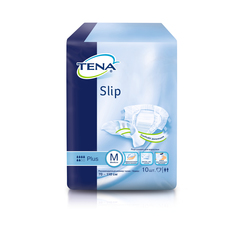 Подгузники для взрослых дышащие ТЕНА Слип Плюс (TENA Slip Plus) размер M (70-110 cm) 10 шт