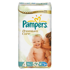 Подгузники Pampers Premium Care 8-14 кг. 52 шт.