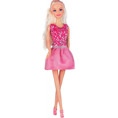 Кукла ToysLab Ася Блондинка в розовом платье 28 см