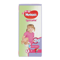Подгузники для девочек 16-22кг 44шт Huggies Annapurna 9401648
