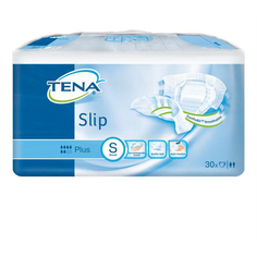 Подгузники для взрослых дышащие ТЕНА Слип Плюс (TENA Slip Plus) размер S (60-80 cm) 30 шт