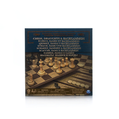 Настольная игра Spin Master 3-в-1 шахматы/ шашки/ нарды ИГРЫ