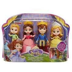 Набор 4 куклы София Прекрасная Семья 7,5 см Disney Princess