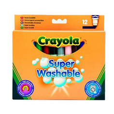 Crayola 12 смываемых фломастеров (8329)