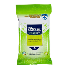 Салфетки Kleenex Влажные Protect антибактериальные (9450211)