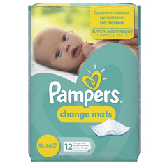 Пеленки Pampers change mat 60х60см 12 шт