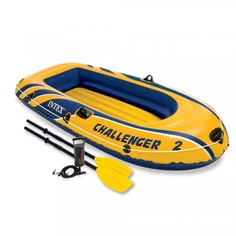Надувная лодка Intex Challenger-2 Set 68367 Yellow