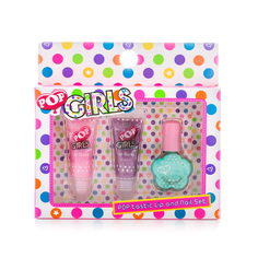 POP Игровой набор детской декоративной косметики для губ и ногтей Markwins
