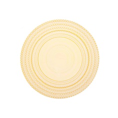Набор десертных тарелок Bitossi Pois Желтый 21 см 6 шт
