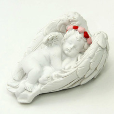Фигурка декоративная "Ангел на крыльях счастья" 7см Феникс-Презент