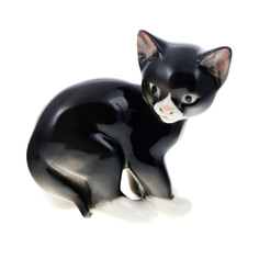 Скульптура Лфз кошка черная