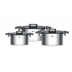 Набор кастрюль Woll Concept 6 предметов 2,5/3,4/5,8 л