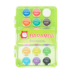 Краски акварельные Baramba в сухих таблетках 18 цветов